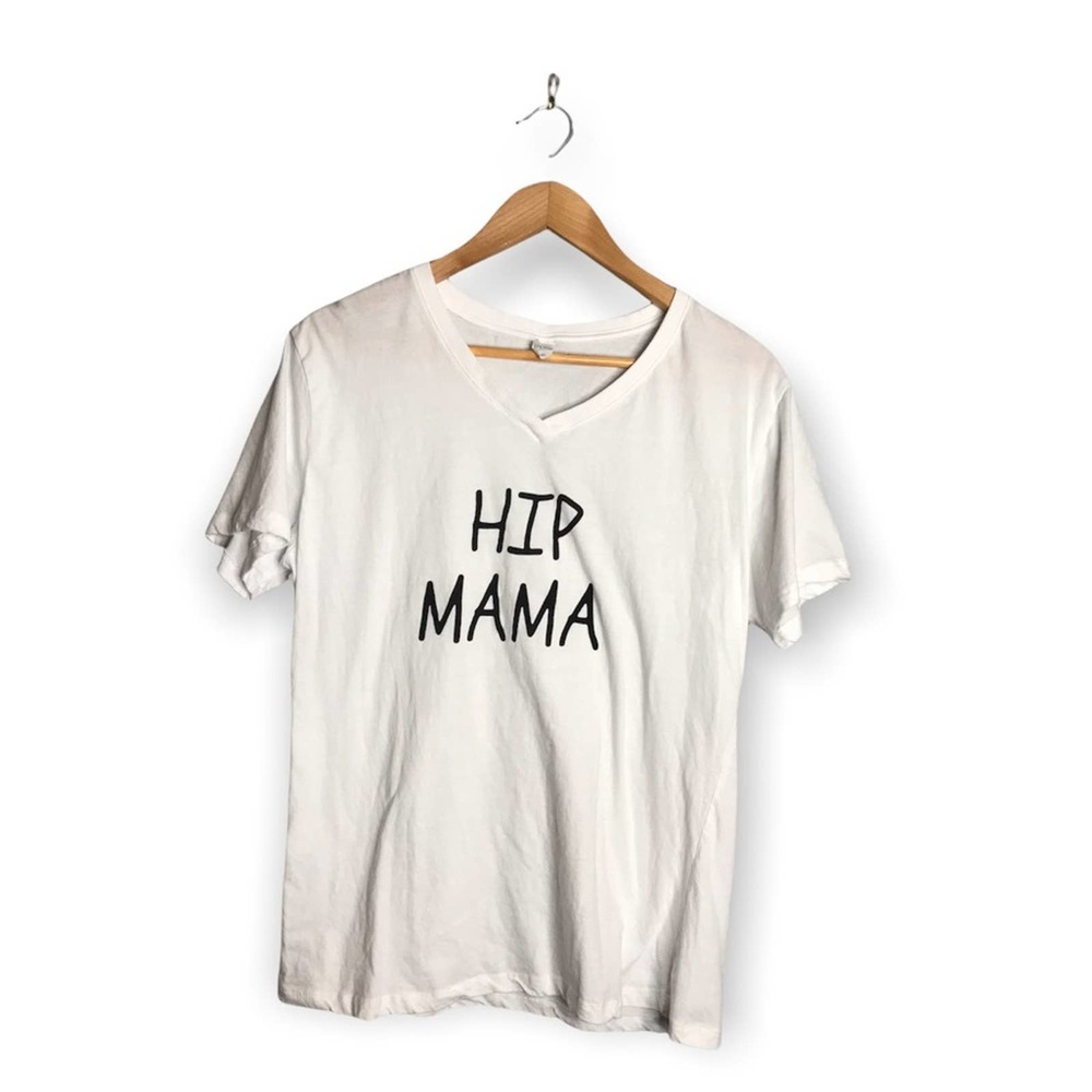 The Belly Boxes | Hip Mama White T-shirt •